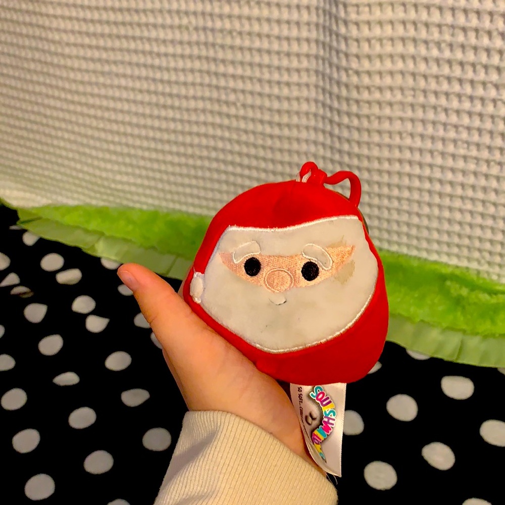 Santa clip squishmallow Christmas gift nick